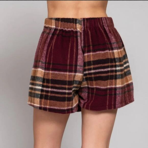 Amazing Lace Women’s Clueless Plaid Wool Blend Skort, Size Small - Picture 3 of 12